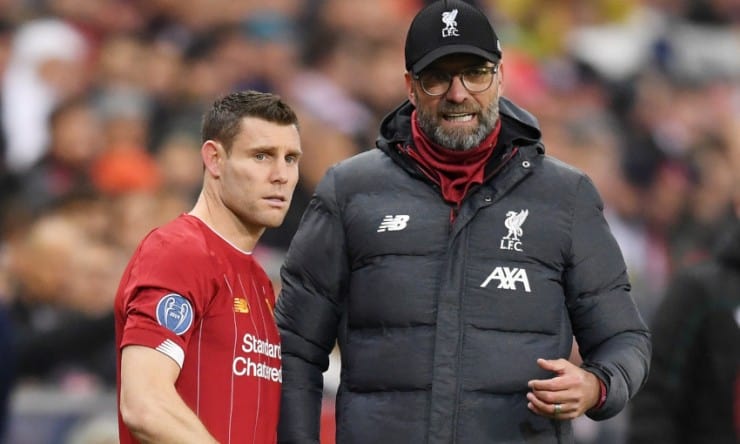 James Milner describes the intensity of training sessions