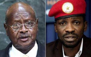 Bobi Wine and President Museveni
