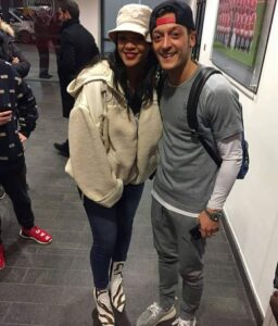 Rihanna and Ozil