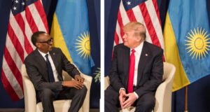 Paul Kagame and Donald Trump 