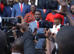Bobi Wine and Barbie Kyagulanyi 