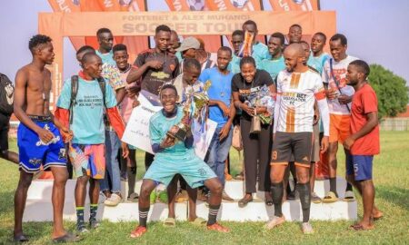 The tour started with a give back to the community, specifically giving out mama kits to Luzira Health Centre IV. The kits were handed over by Muhangi.