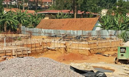 Hospital staff house remains at foundation level for seven years, raising concerns