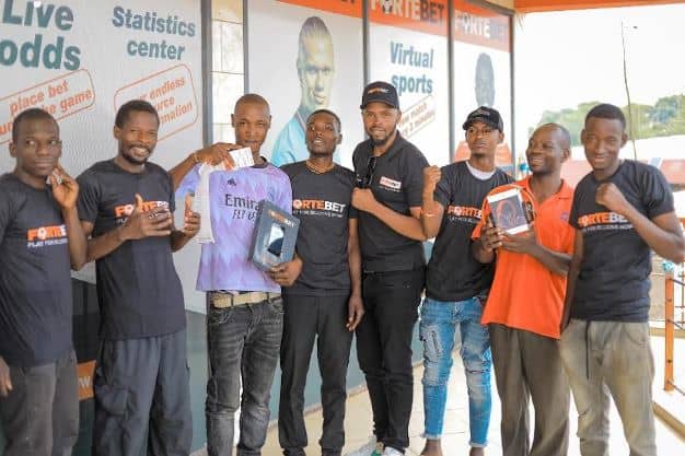 Fortebet surprises Nakaseke, Wobulenzi, Bombo punters with mega gifts